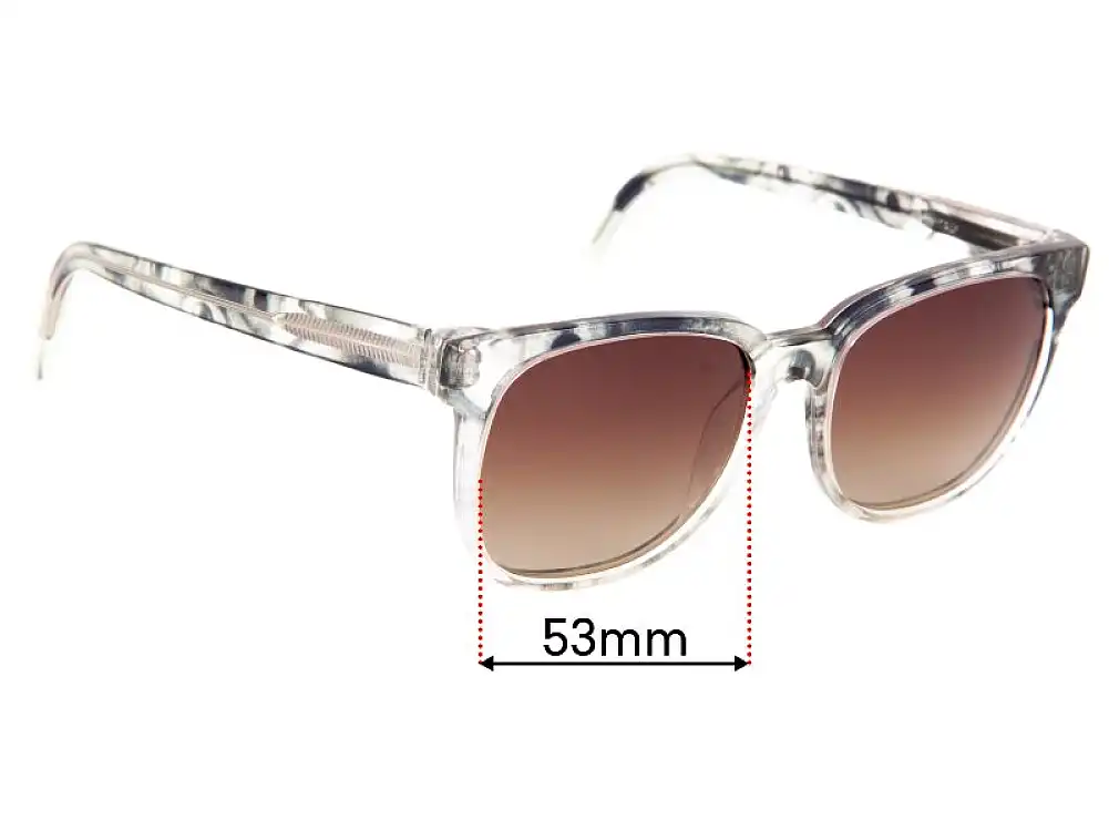 Sunglass Fix Lentes de Repuesto para Retro Super Future F5V/3T - 53mm Wide Sunglass Fix Lentes de Repuesto para Retro Super Future F5V/3T - 53mm Wide