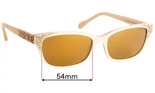 Sunglass Fix Lentes de Repuesto para Roberto Cavalli Peacock 928 - 54mm Wide Sunglass Fix Lentes de Repuesto para Roberto Cavalli Peacock 928 - 54mm Wide