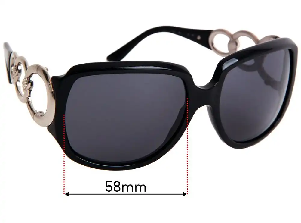 Sunglass Fix Lentes de Repuesto para Salvatore Ferragamo Unknown - 58mm Wide Sunglass Fix Lentes de Repuesto para Salvatore Ferragamo Unknown - 58mm Wide