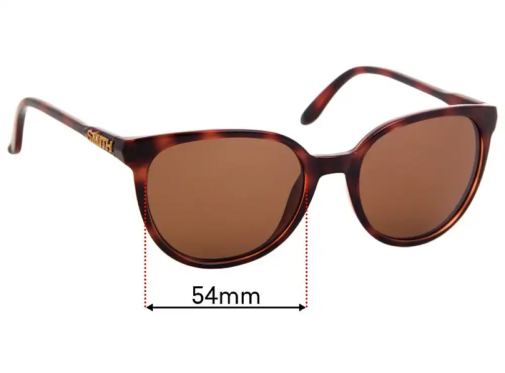 Sunglass Fix Lentes de Repuesto para Smith Cheetah - 54mm Wide Sunglass Fix Lentes de Repuesto para Smith Cheetah - 54mm Wide
