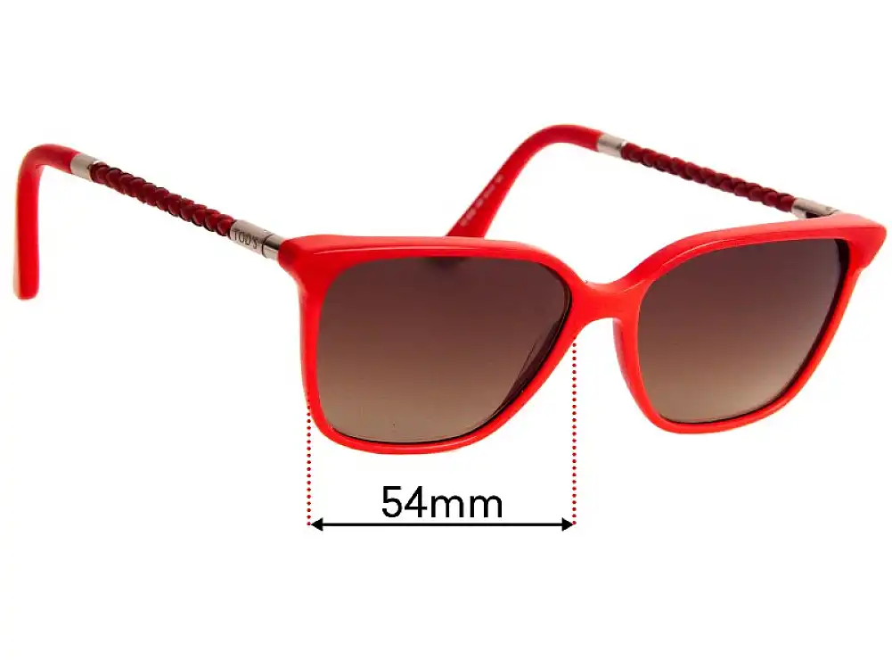 Sunglass Fix Lentes de Repuesto para Tod's TO 5082 - 54mm Wide Sunglass Fix Lentes de Repuesto para Tod's TO 5082 - 54mm Wide