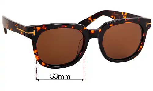 Sunglass Fix Lentes de Repuesto para Tom Ford TF211 - 53mm Wide Sunglass Fix Lentes de Repuesto para Tom Ford TF211 - 53mm Wide