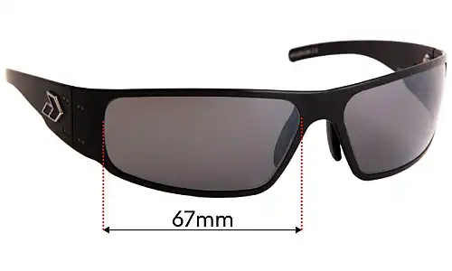 Sunglass Fix Lentes de Repuesto para Gatorz Magnum 2.0 - 67mm Wide Gatorz Magnum 2.0 Lentes de Repuesto 67mm wide