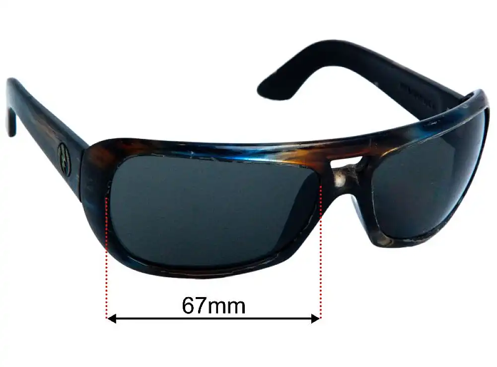 Sunglass Fix Lentes de Repuesto para Electric Maxwell - 67mm Wide Sunglass Fix Lentes de Repuesto para Electric Maxwell - 67mm Wide