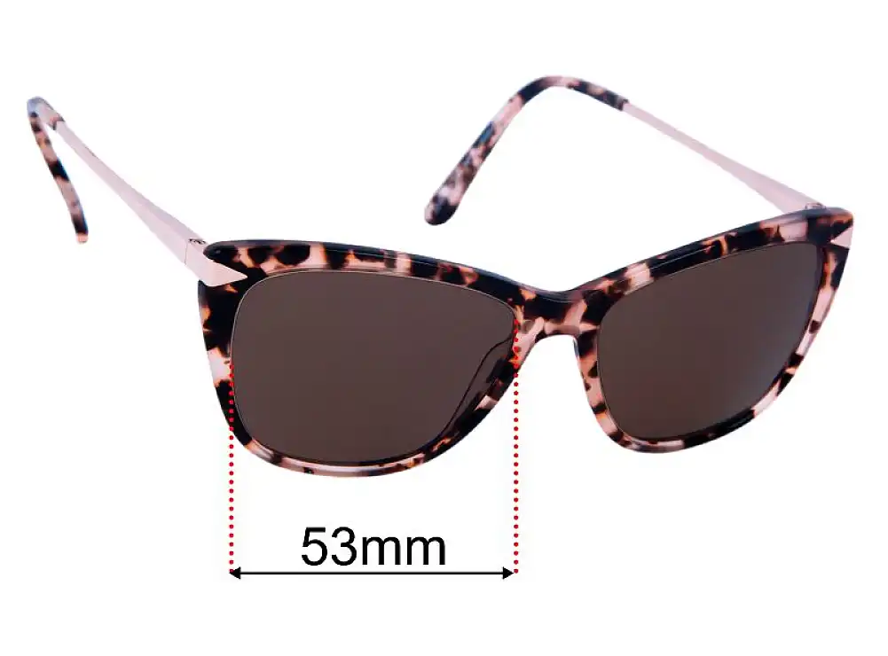 Sunglass Fix Replacement Lenses for Alex Perry AP 85 - 53mm Wide Sunglass Fix Replacement Lenses for Alex Perry AP 85 - 53mm Wide