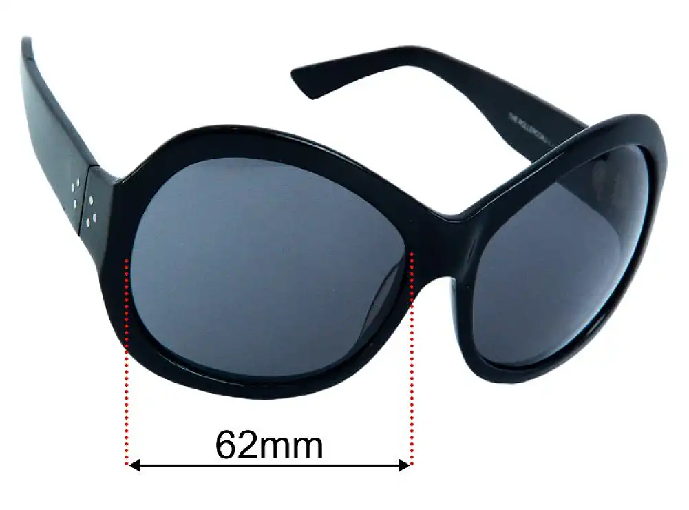 Sunglass Fix Lentes de Repuesto para Blinde Rollercoaster - 62mm Wide Sunglass Fix Lentes de Repuesto para Blinde Rollercoaster - 62mm Wide