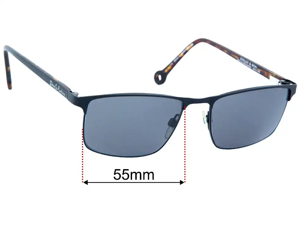 Sunglass Fix Lentes de Repuesto para Deus Ex Machina DEUS 2 - 55mm Wide Sunglass Fix Lentes de Repuesto para Deus Ex Machina DEUS 2 - 55mm Wide
