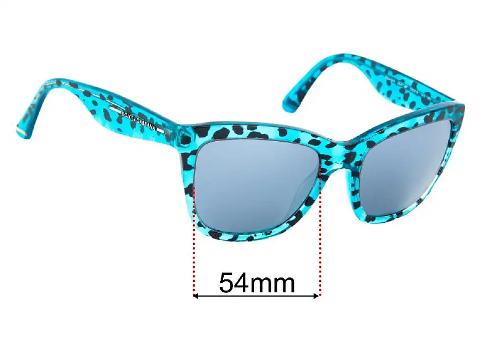 Sunglass Fix Lentes de Repuesto para Dolce & Gabbana DG4140 - 54mm Wide Sunglass Fix Lentes de Repuesto para Dolce & Gabbana DG4140 - 54mm Wide