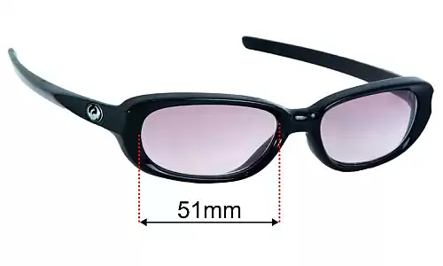Sunglass Fix Lentes de Repuesto para Dragon Mint - 51mm Wide Dragon Mint Lentes de Repuesto 51mm wide