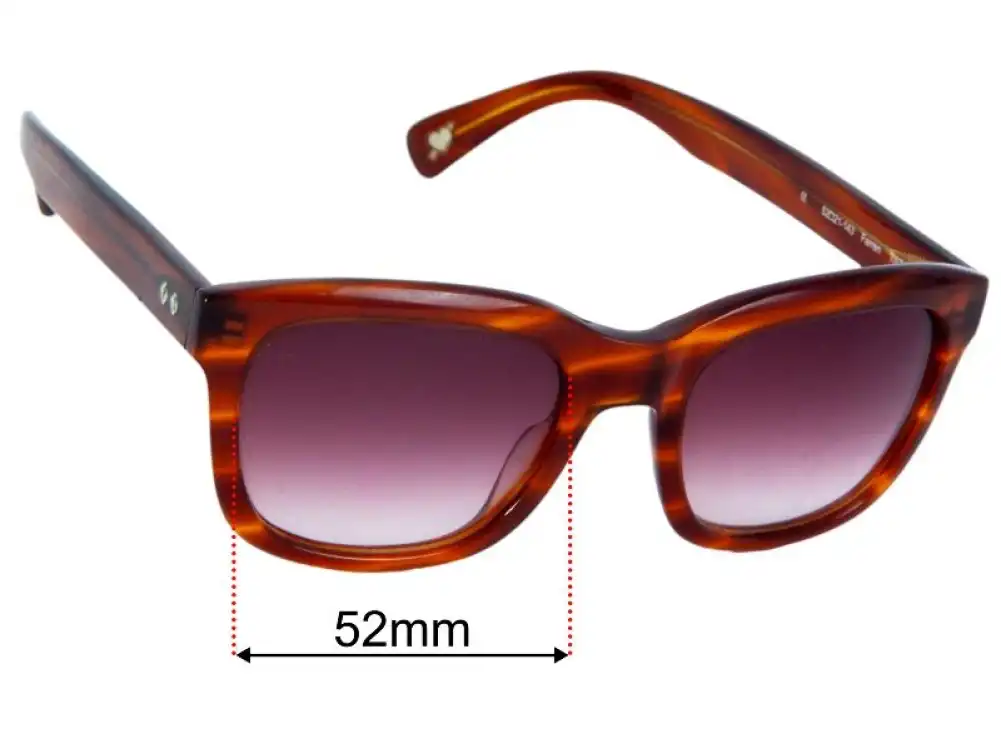 Sunglass Fix Lentes de Repuesto para Paul Smith Farren - 52mm Wide Sunglass Fix Lentes de Repuesto para Paul Smith Farren - 52mm Wide