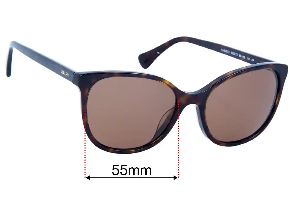 Sunglass Fix Lentes de Repuesto para Ralph Lauren RA 5282U - 55mm Wide Sunglass Fix Lentes de Repuesto para Ralph Lauren RA 5282U - 55mm Wide