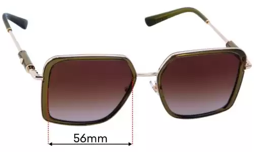 Sunglass Fix Replacement Lenses for Versace VE2261 - 56mm Wide Sunglass Fix Replacement Lenses Versace VE2261 - 56mm Wide