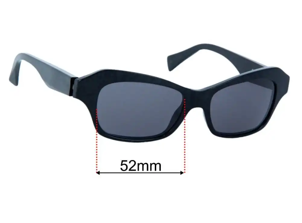 Sunglass Fix Lentes de Repuesto para Alain Mikli AL1031 - 52mm Wide Sunglass Fix Lentes de Repuesto para Alain Mikli AL1031 - 52mm Wide