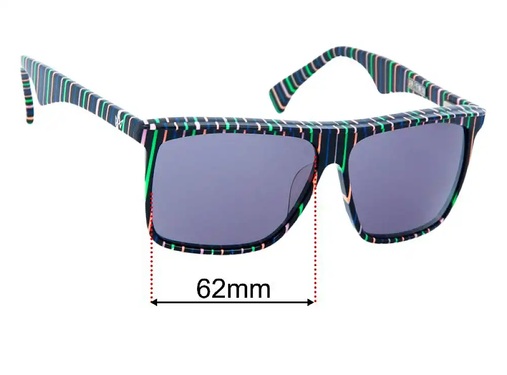 Sunglass Fix Replacement Lenses for AM Eyewear Sam - 62mm Wide Sunglass Fix Replacement Lenses for AM Eyewear Sam - 62mm Wide
