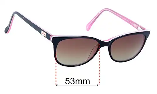 Sunglass Fix Lentes de Repuesto para Cath Kidston CATH KIDSTON 04 - 53mm Wide Cath Kidston CATH KIDSTON 04 Lentes de Repuesto 53mm wide