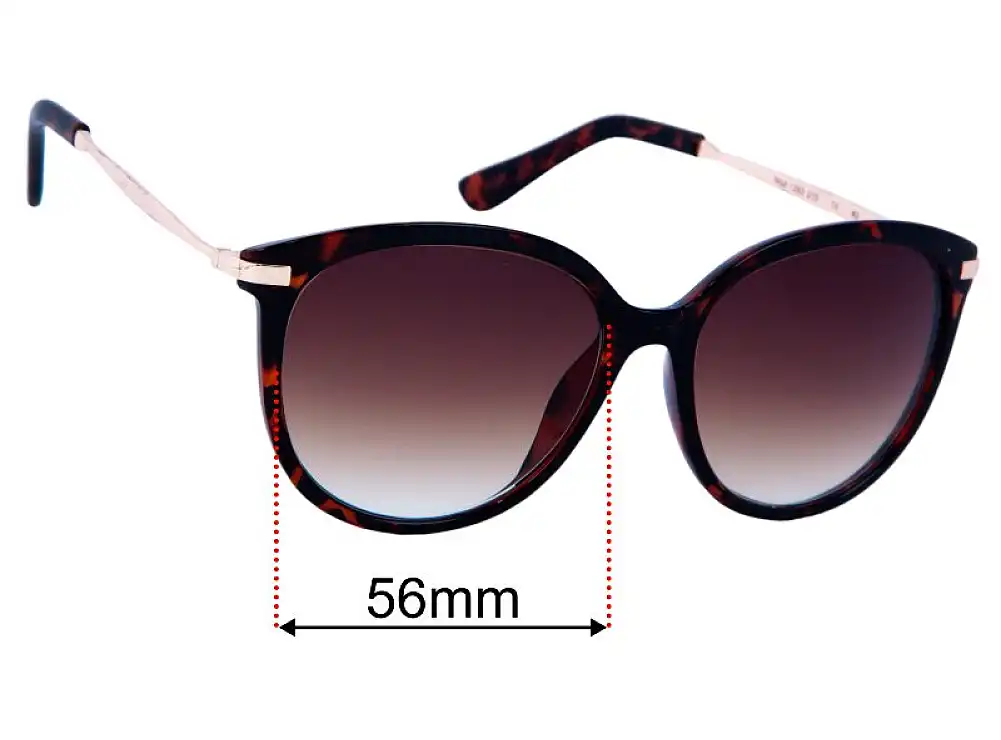 Sunglass Fix Lentes de Repuesto para Oscar de la Renta Mod 1283 - 56mm Wide Sunglass Fix Lentes de Repuesto para Oscar de la Renta Mod 1283 - 56mm Wide