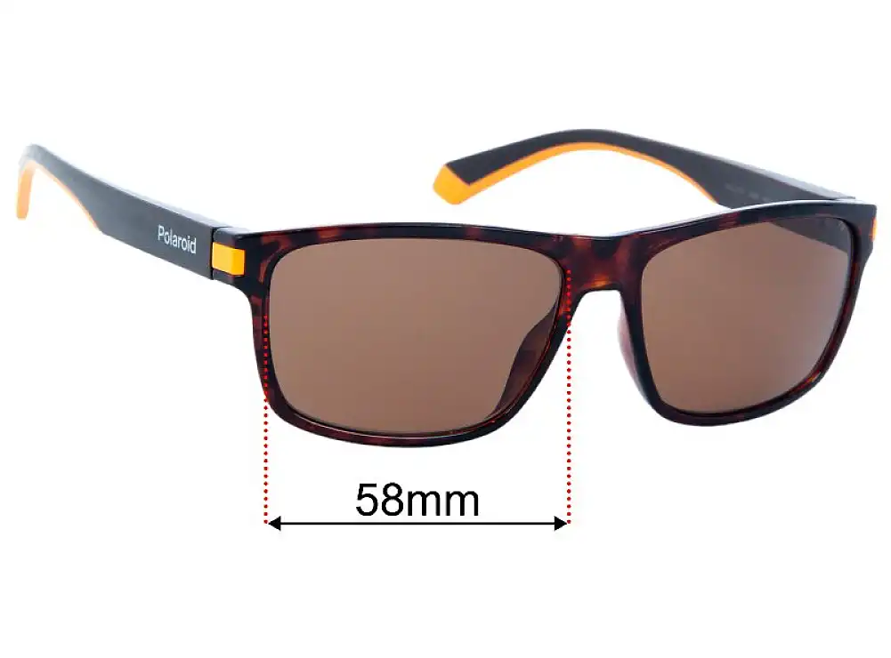 Sunglass Fix Lentes de Repuesto para Polaroid PLD 2121/S - 58mm Wide Sunglass Fix Lentes de Repuesto para Polaroid PLD 2121/S - 58mm Wide