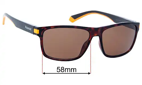 Sunglass Fix Lentes de Repuesto para Polaroid PLD 2121/S - 58mm Wide Polaroid PLD 2121/S Lentes de Repuesto 58mm wide