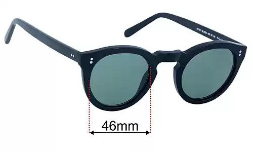 Sunglass Fix Replacement Lenses for Annex AC131 - 46mm Wide Annex AC131 Replacement Lenses 46mm wide
