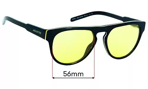 Sunglass Fix Lentes de Repuesto para Arnette Gojira AN4282 - 56mm Wide Arnette Gojira AN4282 Lentes de Repuesto 56mm wide