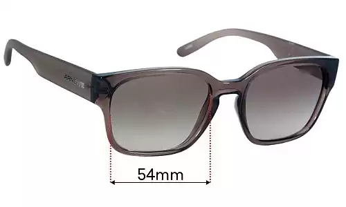 Sunglass Fix Lentes de Repuesto para Arnette Hamie AN4325 - 54mm Wide Arnette Hamie AN4325 Lentes de Repuesto 54mm wide