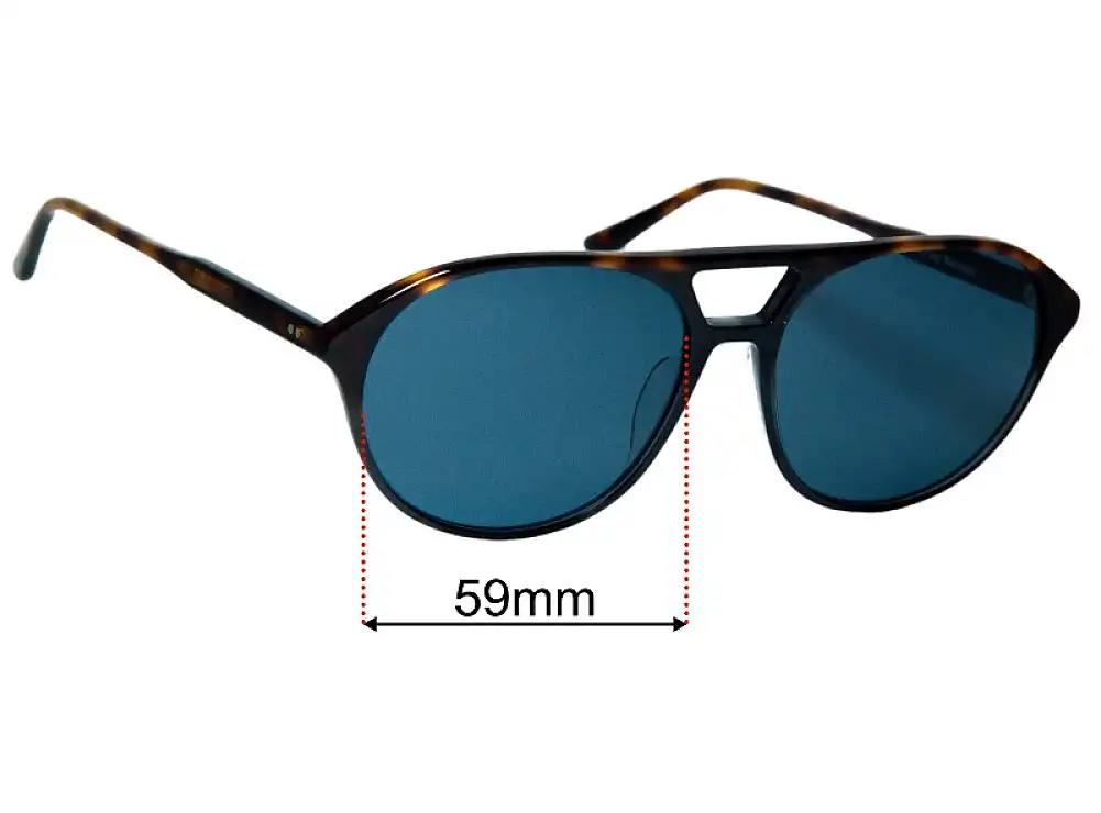 Sunglass Fix Replacement Lenses for Bailey Nelson Cindy - 59mm Wide Sunglass Fix Replacement Lenses for Bailey Nelson Cindy - 59mm Wide