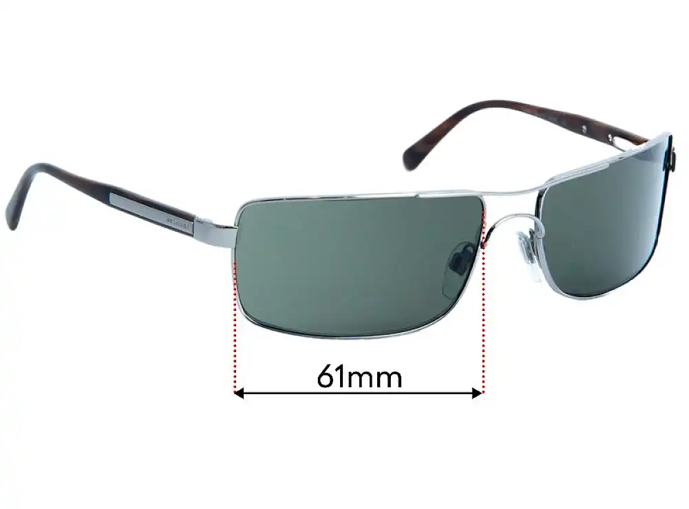 Sunglass Fix Lentes de Repuesto para Bvlgari 529 - 61mm Wide Sunglass Fix Lentes de Repuesto para Bvlgari 529 - 61mm Wide