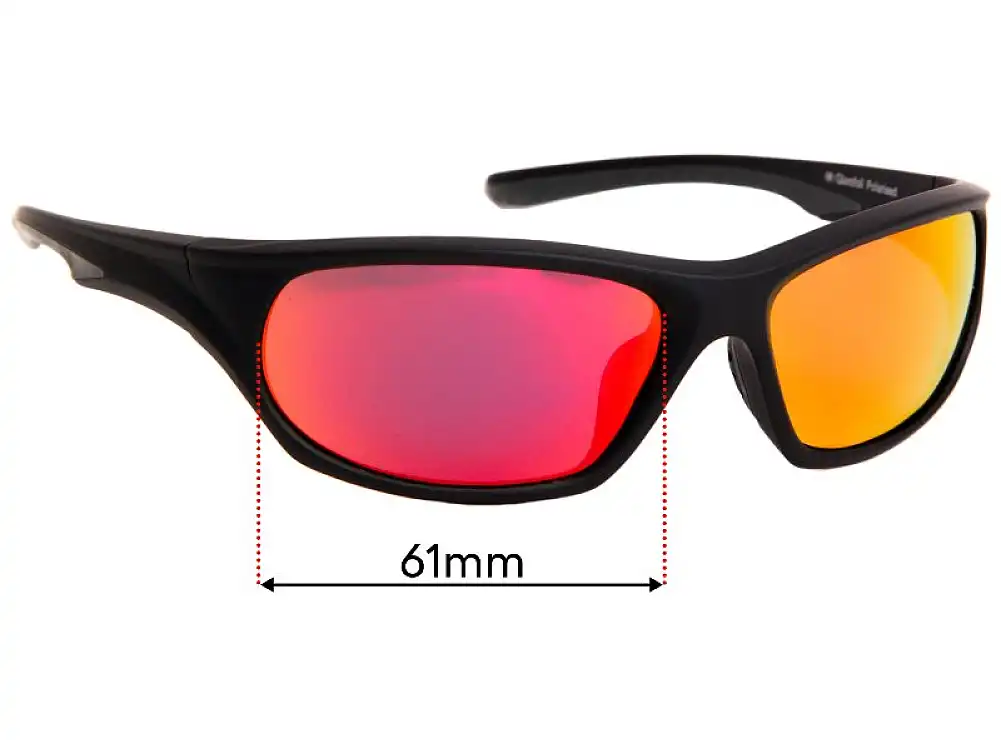 Sunglass Fix Lentes de Repuesto para Cancer Council Cowdrey - 61mm Wide Sunglass Fix Lentes de Repuesto para Cancer Council Cowdrey - 61mm Wide