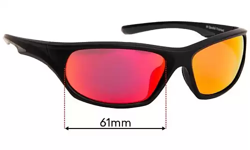 Sunglass Fix Lentes de Repuesto para Cancer Council Cowdrey - 61mm Wide Cancer Council Cowdrey Lentes de Repuesto 61mm wide