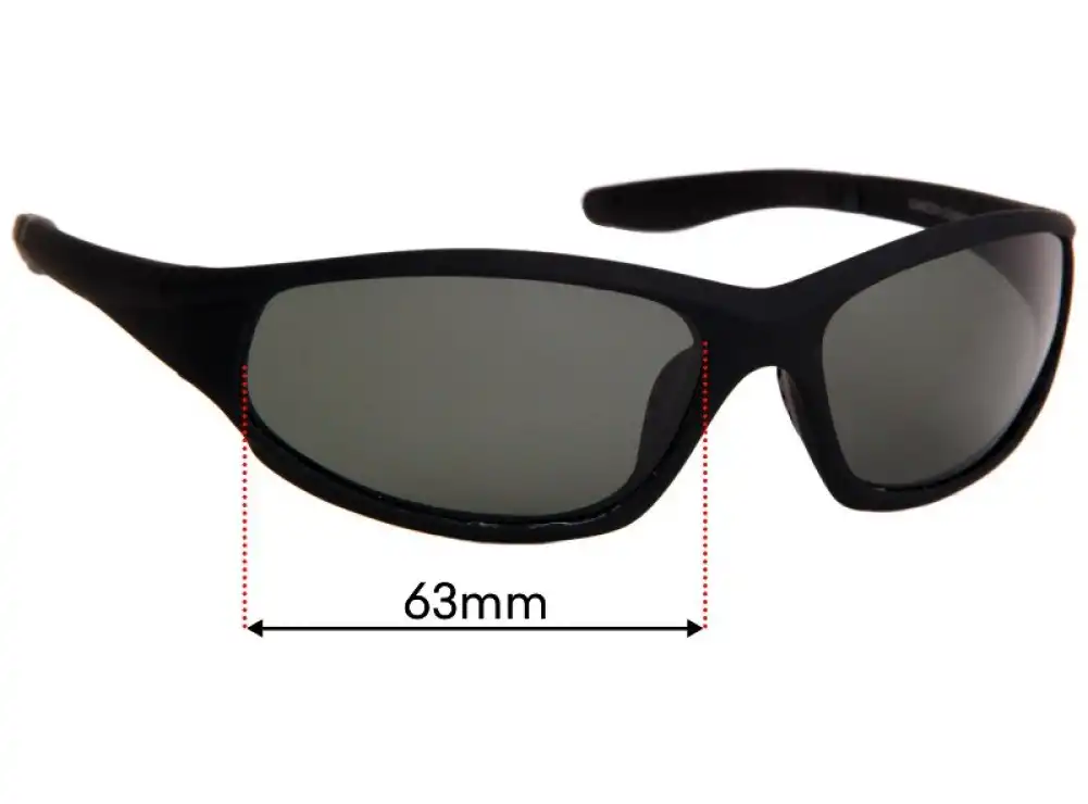 Sunglass Fix Lentes de Repuesto para Cancer Council Taree - 63mm Wide Sunglass Fix Lentes de Repuesto para Cancer Council Taree - 63mm Wide