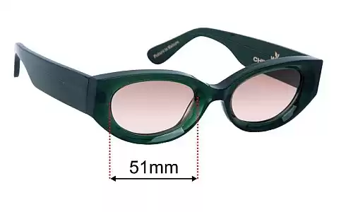 Sunglass Fix Lentes de Repuesto para Childe Oracle - 51mm Wide Childe Oracle Lentes de Repuesto 51mm wide