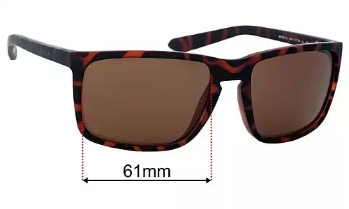 Sunglass Fix Lentes de Repuesto para Dragon Melee XL - 61mm Wide Dragon Melee XL Lentes de Repuesto 61mm wide