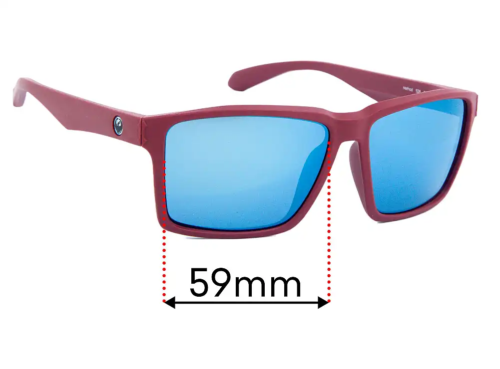 Sunglass Fix Lentes de Repuesto para Dragon Method - 59mm Wide Sunglass Fix Lentes de Repuesto para Dragon Method - 59mm Wide