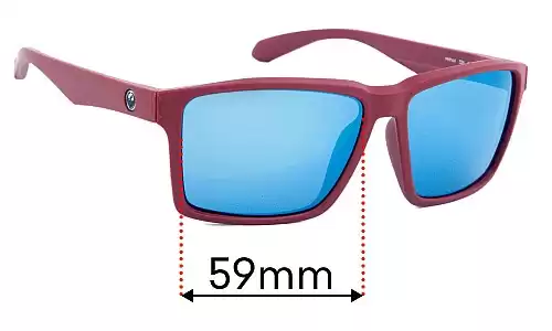 Sunglass Fix Lentes de Repuesto para Dragon Method - 59mm Wide Dragon Method Lentes de Repuesto 59mm wide