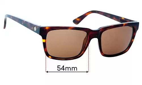 Sunglass Fix Lentes de Repuesto para Electric Austin - 54mm Wide Electric Austin Lentes de Repuesto 54mm wide