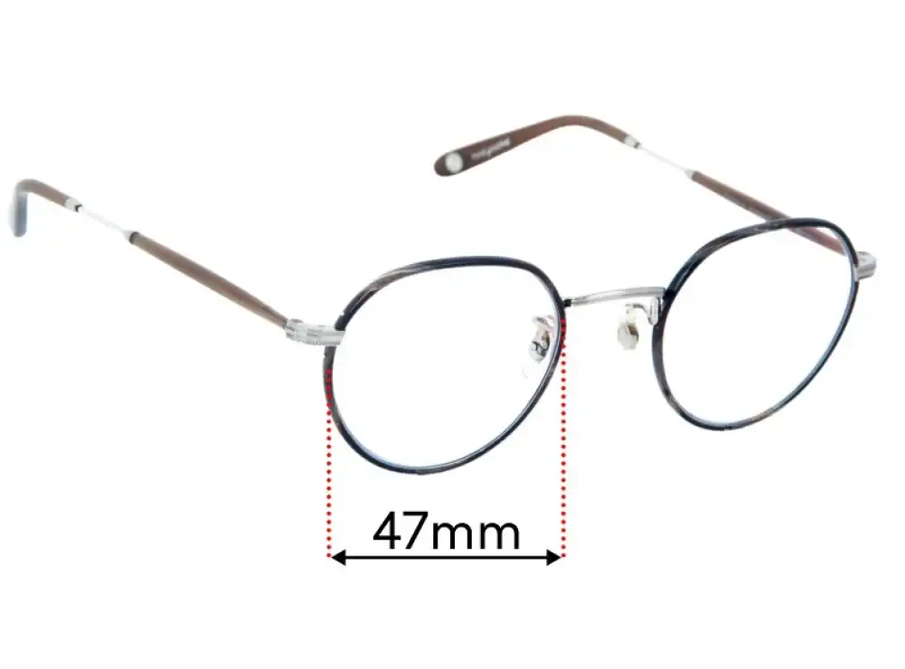 Sunglass Fix Lentes de Repuesto para Garrett Leight California - 47mm Wide Sunglass Fix Lentes de Repuesto para Garrett Leight California - 47mm Wide