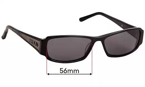 Sunglass Fix Lentes de Repuesto para IKKS IK19527 - 56mm Wide IKKS IK19527 Lentes de Repuesto 56mm wide