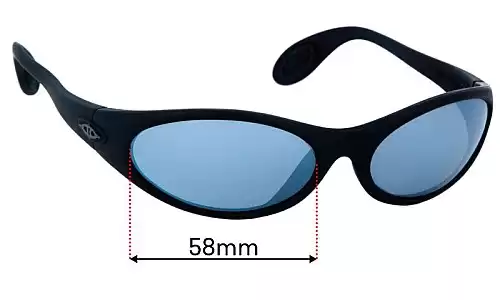 Sunglass Fix Lentes de Repuesto para Killer Loop K1117 The Fix - 58mm Wide Killer Loop K1117 The Fix Lentes de Repuesto 58mm wide