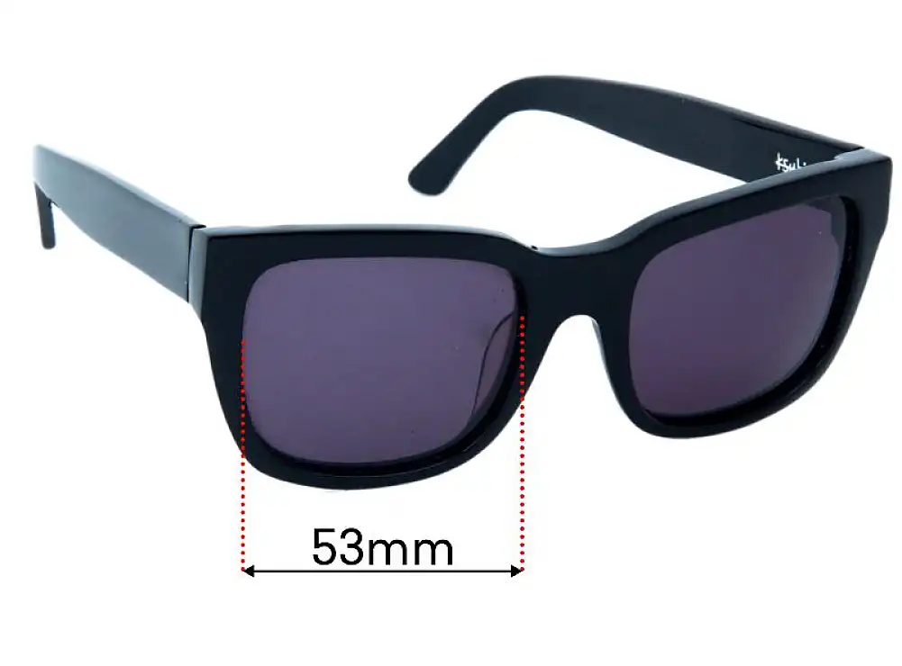 Sunglass Fix Lentes de Repuesto para Ksubi Tiga - 53mm Wide Sunglass Fix Lentes de Repuesto para Ksubi Tiga - 53mm Wide