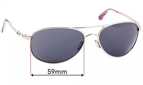 Sunglass Fix Lentes de Repuesto para Oakley Given OO4068 59mm - 59mm Wide Oakley Given OO4068 59mm Lentes de Repuesto 59mm wide