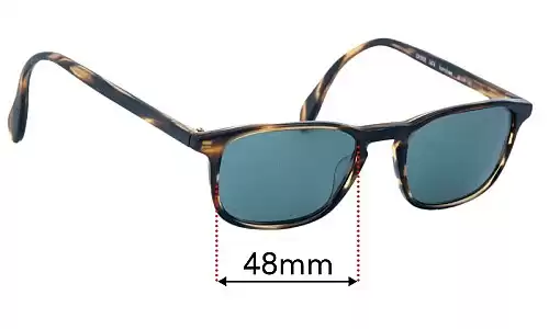 Sunglass Fix Lentes de Repuesto para Oliver Peoples Larrabee OV5005 - 48mm Wide Oliver Peoples Larrabee OV5005 Lentes de Repuesto 48mm wide