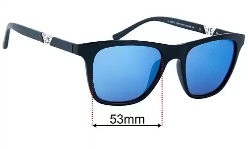 Sunglass Fix Lentes de Repuesto para Police Drift 3 - 53mm Wide Police Drift 3 Lentes de Repuesto 53mm wide