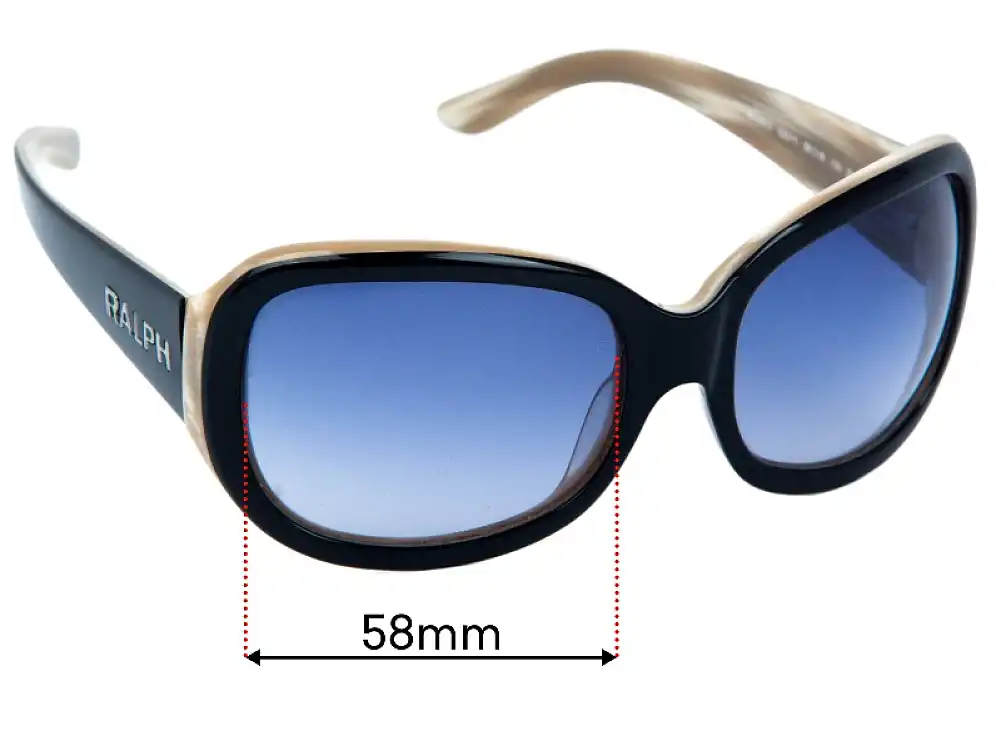Sunglass Fix Lentes de Repuesto para Polo RA 5013 - 58mm Wide Sunglass Fix Lentes de Repuesto para Polo RA 5013 - 58mm Wide
