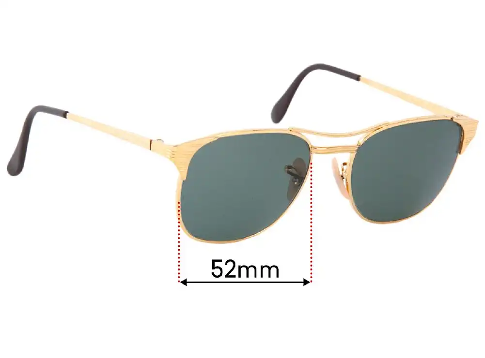 Sunglass Fix Lentes de Repuesto para Ray Ban B&L Signet - 53mm Wide Sunglass Fix Lentes de Repuesto para Ray Ban B&L Signet - 53mm Wide