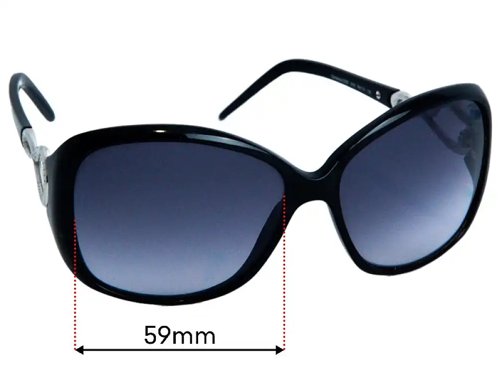 Sunglass Fix Lentes de Repuesto para Roberto Cavalli Gardenia 520S - 59mm Wide Sunglass Fix Lentes de Repuesto para Roberto Cavalli Gardenia 520S - 59mm Wide