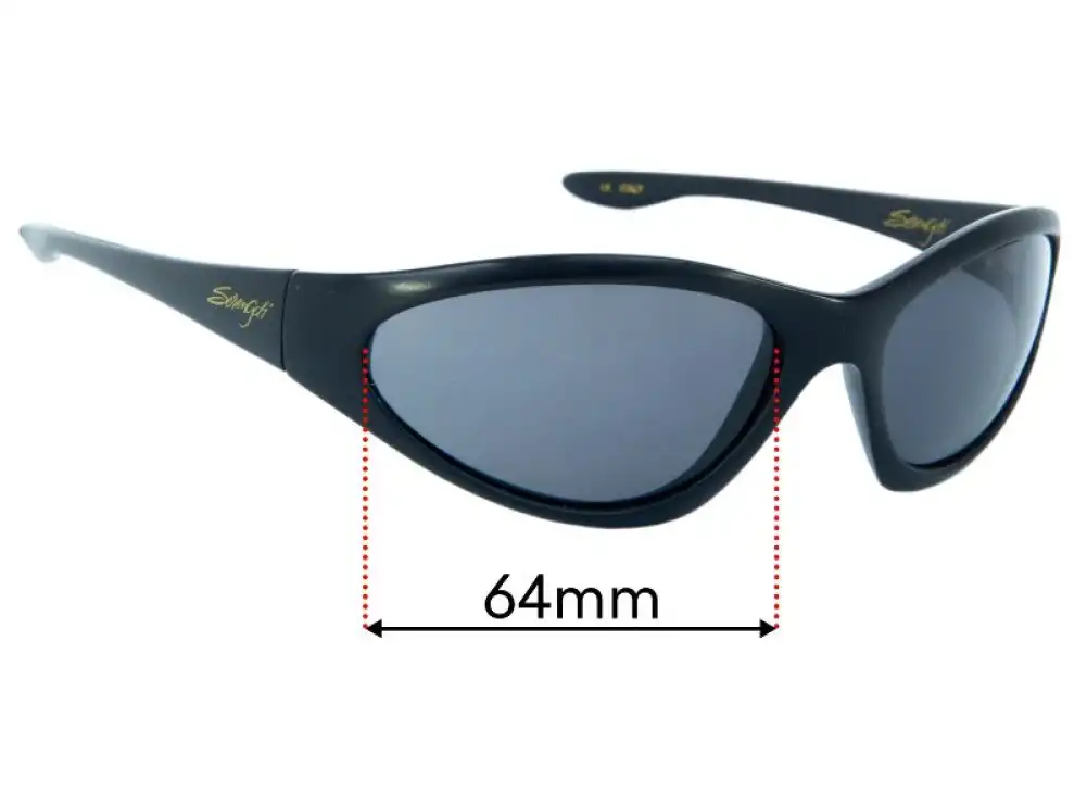 Sunglass Fix Lentes de Repuesto para Serengeti Jordan - 64mm Wide Sunglass Fix Lentes de Repuesto para Serengeti Jordan - 64mm Wide