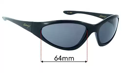 Sunglass Fix Lentes de Repuesto para Serengeti Jordan - 64mm Wide Serengeti Jordan Lentes de Repuesto 64mm wide