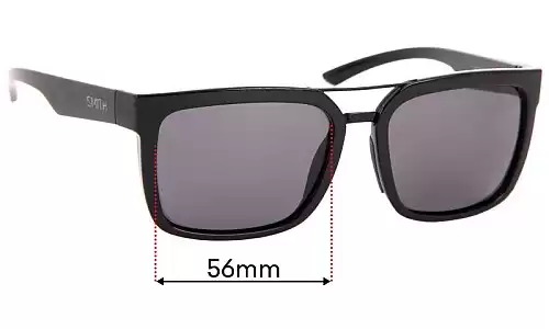 Sunglass Fix Lentes de Repuesto para Smith Highwire - 56mm Wide Smith Highwire Lentes de Repuesto 56mm wide