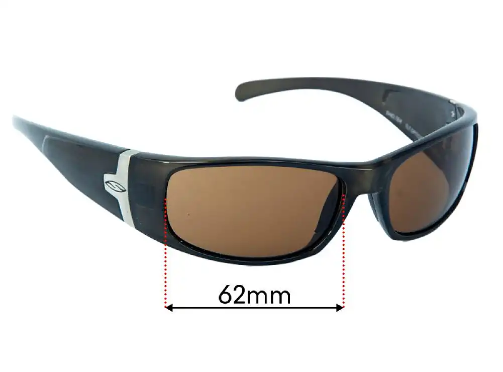 Sunglass Fix Lentes de Repuesto para Smith Shelter - 62mm Wide Sunglass Fix Lentes de Repuesto para Smith Shelter - 62mm Wide