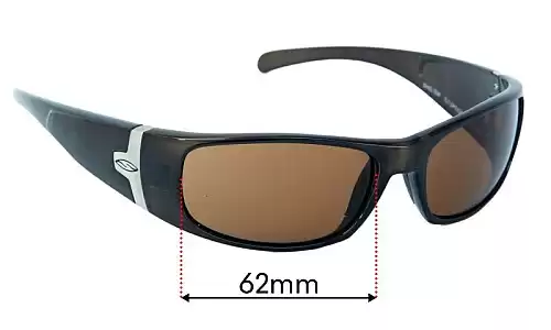 Sunglass Fix Lentes de Repuesto para Smith Shelter - 62mm Wide Smith Shelter Lentes de Repuesto 62mm wide